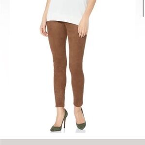 Catherine Malandrino Tan Faux Leather Snakeprint Leggings size XS